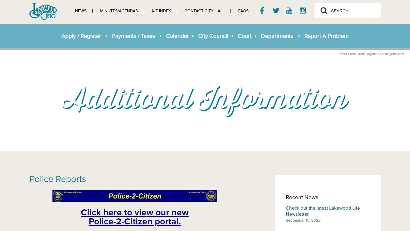Police Reports « The City of Lakewood, Ohio