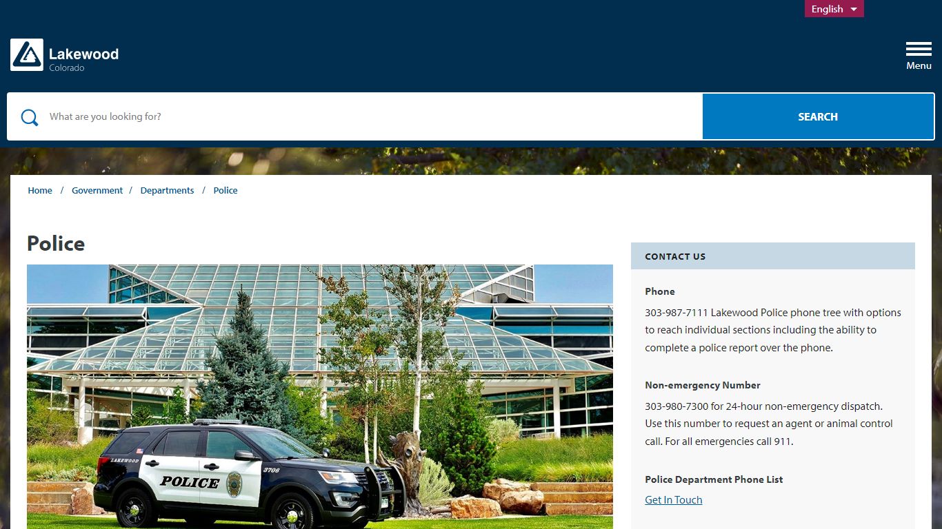 Police - City of Lakewood